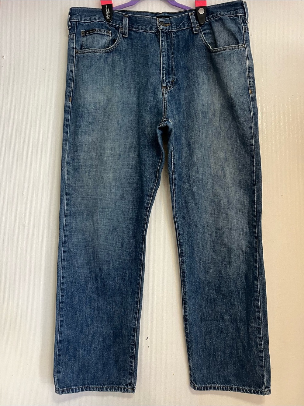 Calvin Klein Men's Indigo Straight-Leg Jeans